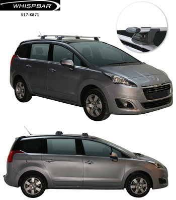 Peugeot 5008 Yakima Whispbar roof racks